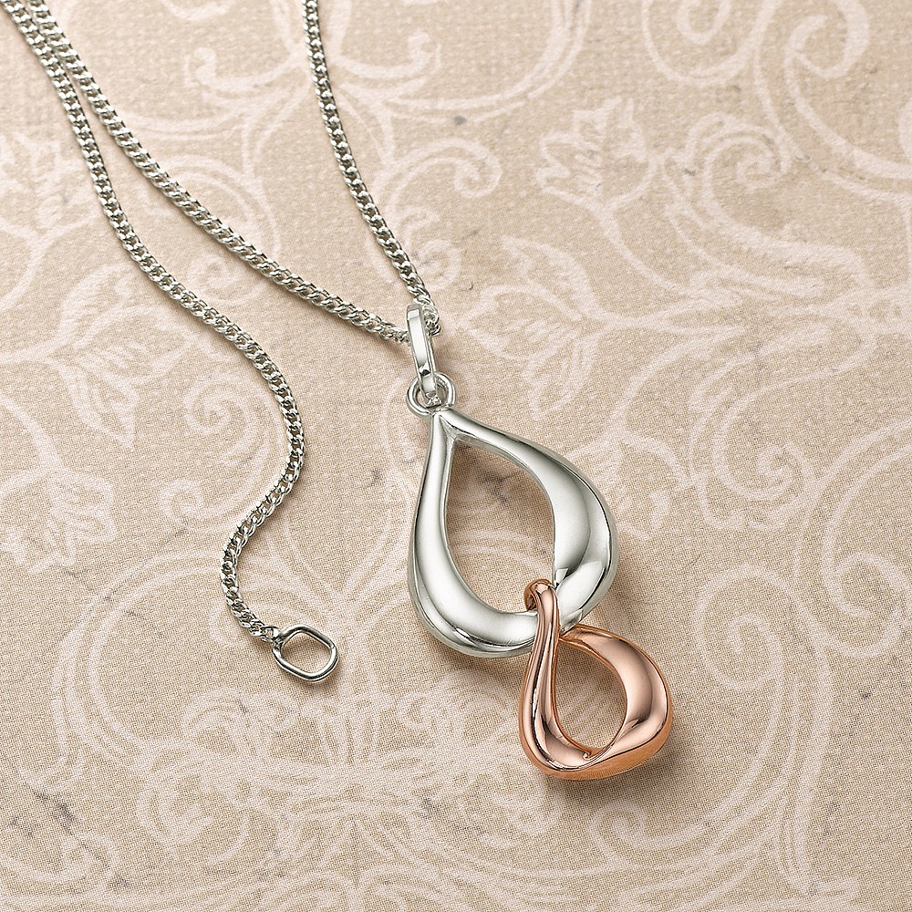 Infinite Links Silver Pendant Necklaces Pendants Pia Jewellery Direct