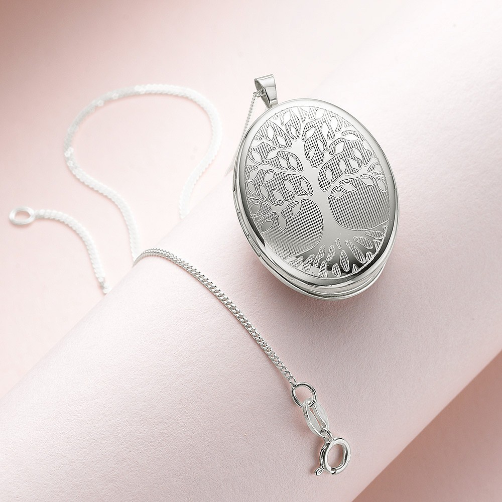 Down Memory Lane Silver Locket Pendant Pendant Necklaces Pia Jewellery