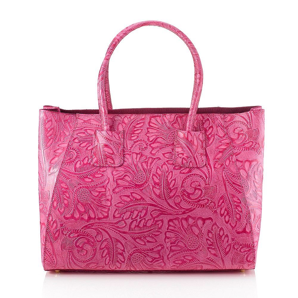 Forever Fuchsia Leather Tote Bag | Bright & Bold Bags | Pia Jewellery