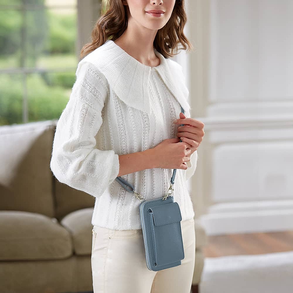 Walk This Way Denim Cross-Body Bag