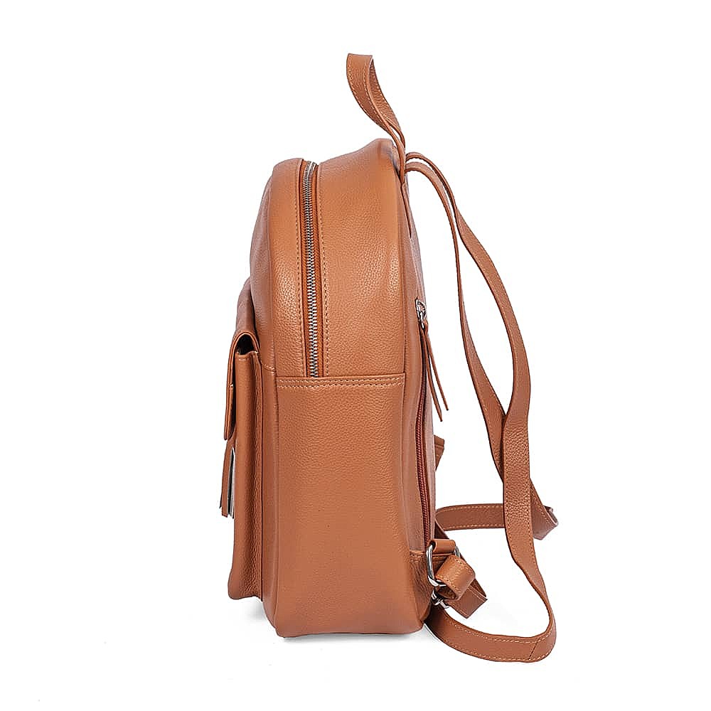 Leather Shoulder Bag - Marmalade