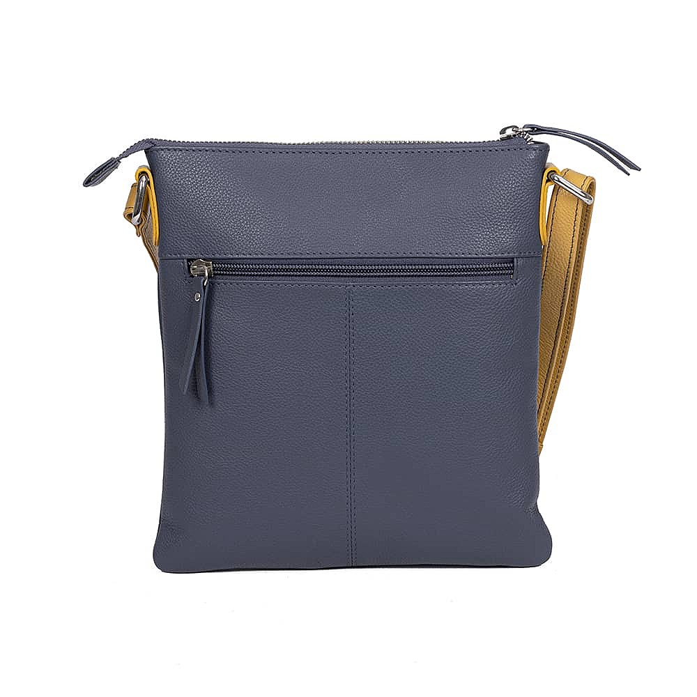 Denim at Daybreak Leather Cross-Body Bag