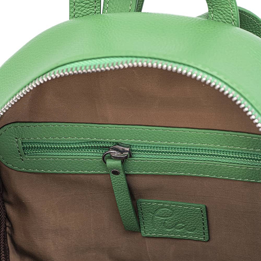 Buy Uppercase Vegan Leather Laptop Backpack 7A Green (M) Online