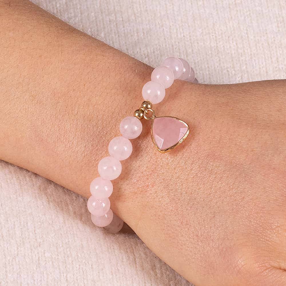 Love Me Tender Rose Quartz Bracelet