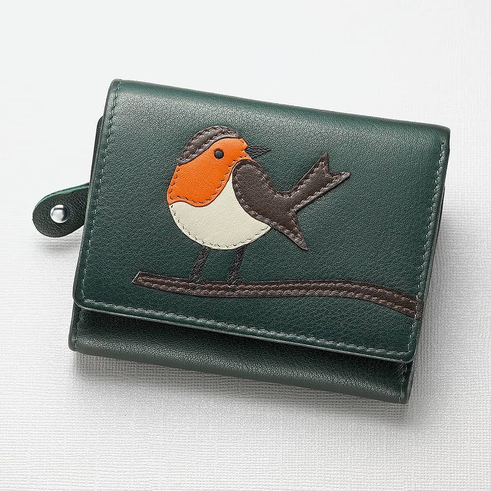 Merry Messenger Robin Leather Purse