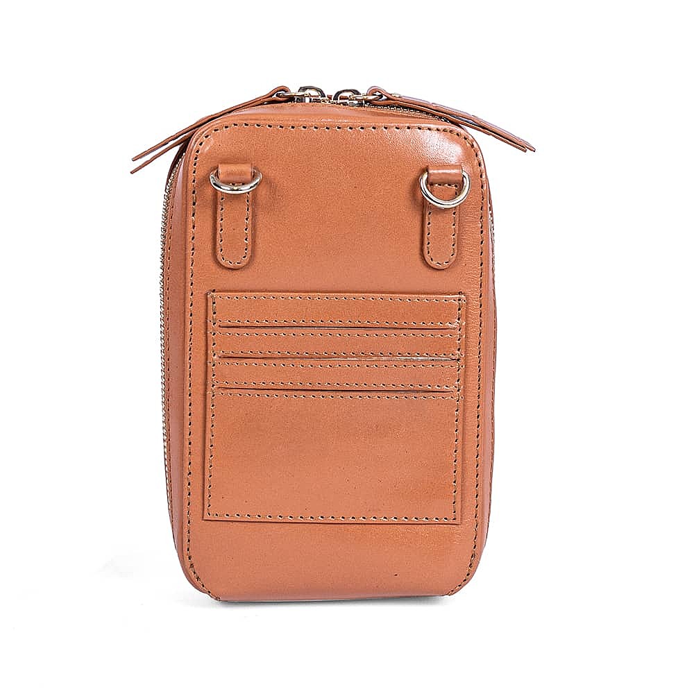 Leather on sale organiser handbag