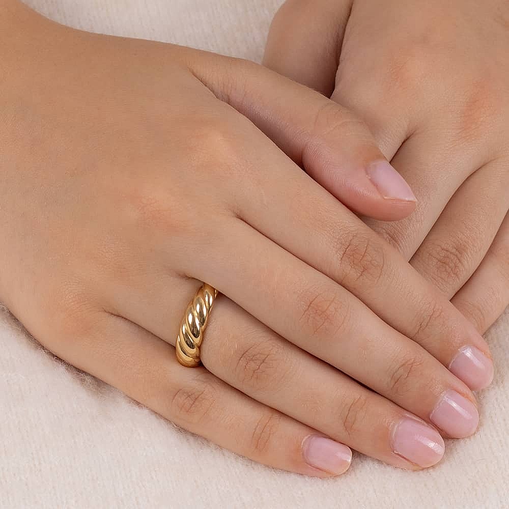 Ways of The Wave Gold Ring