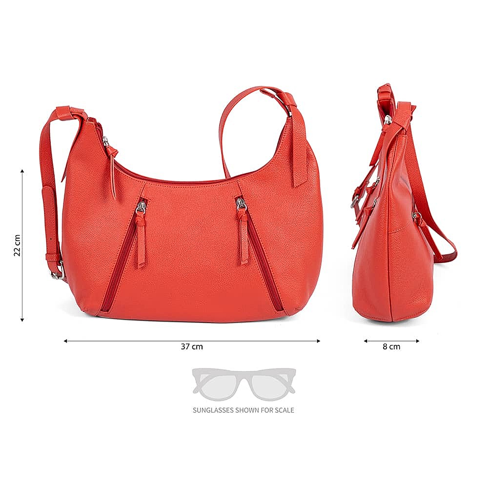 Coral color handbags sale