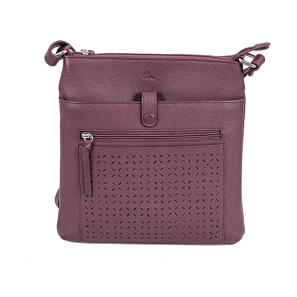 Plum hotsell leather purse