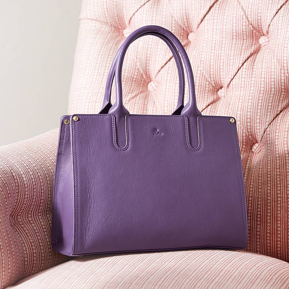 Iris Intrigue Leather Bag