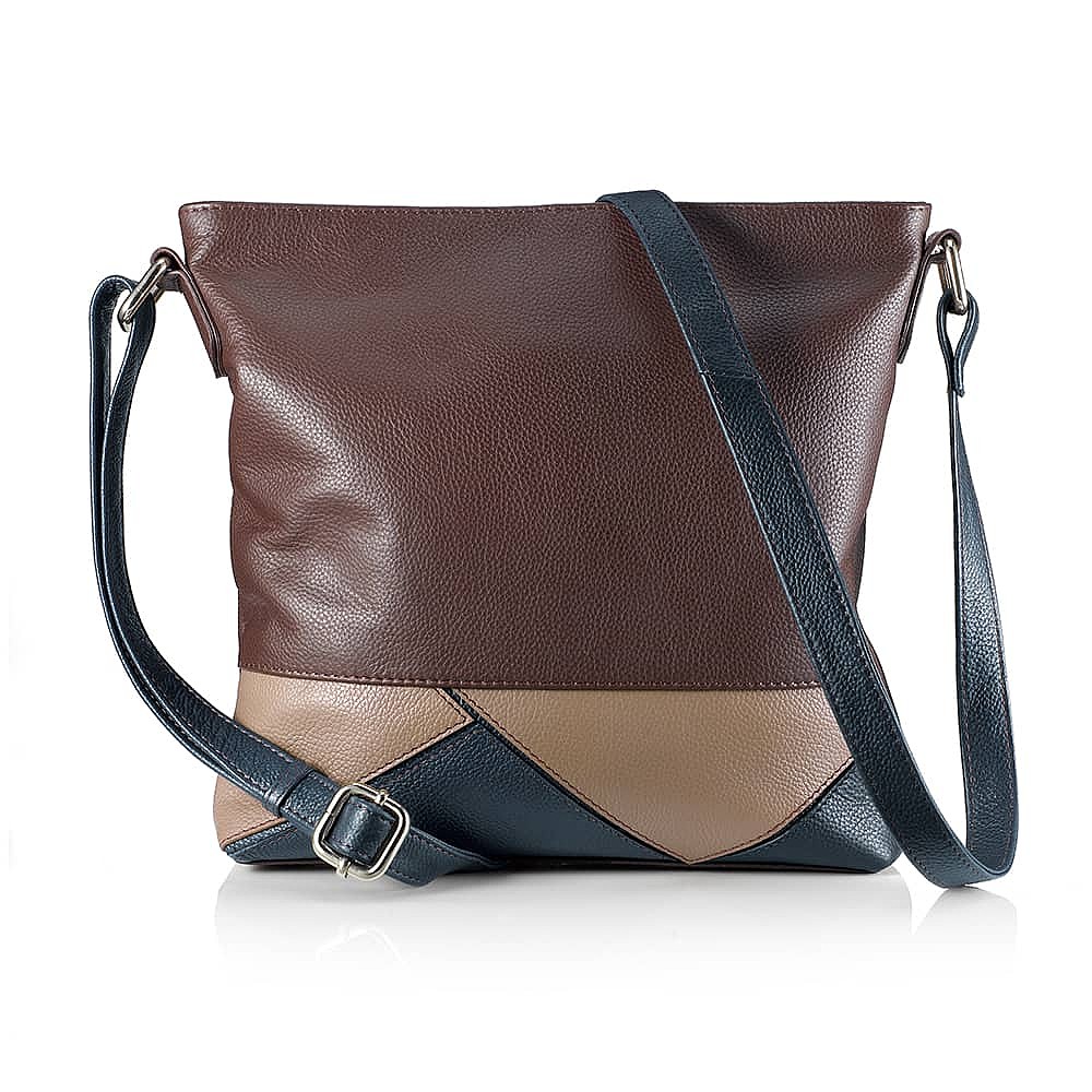 Perfect Angle Leather Cross-Body Bag