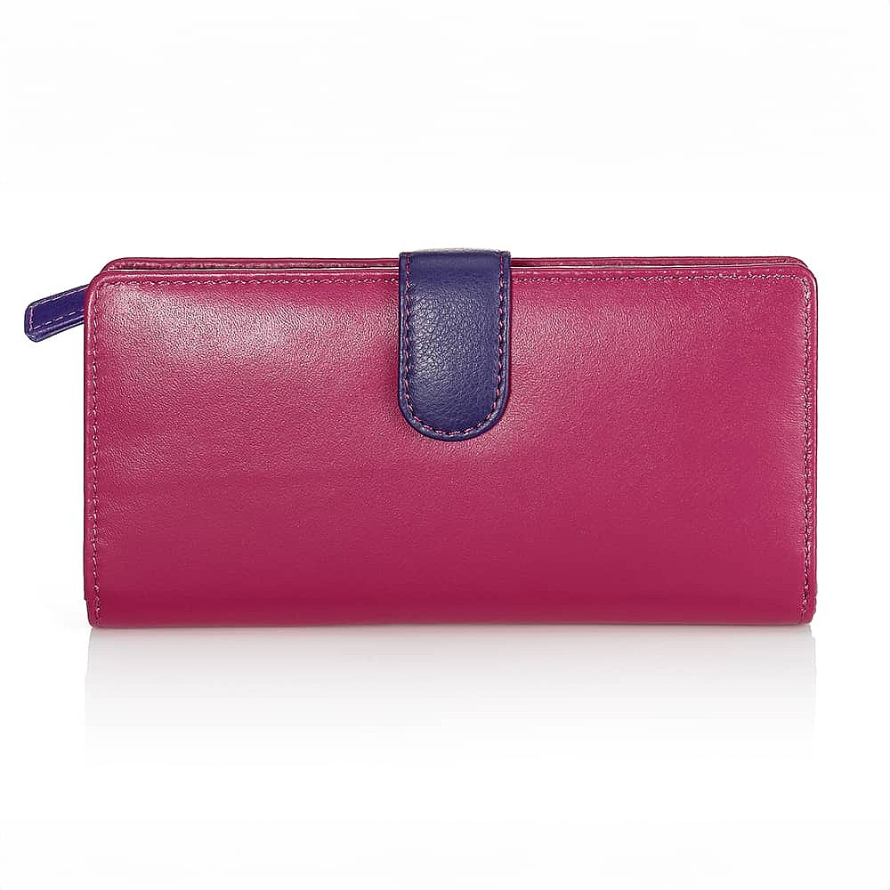 Tickled Pink Leather Purse