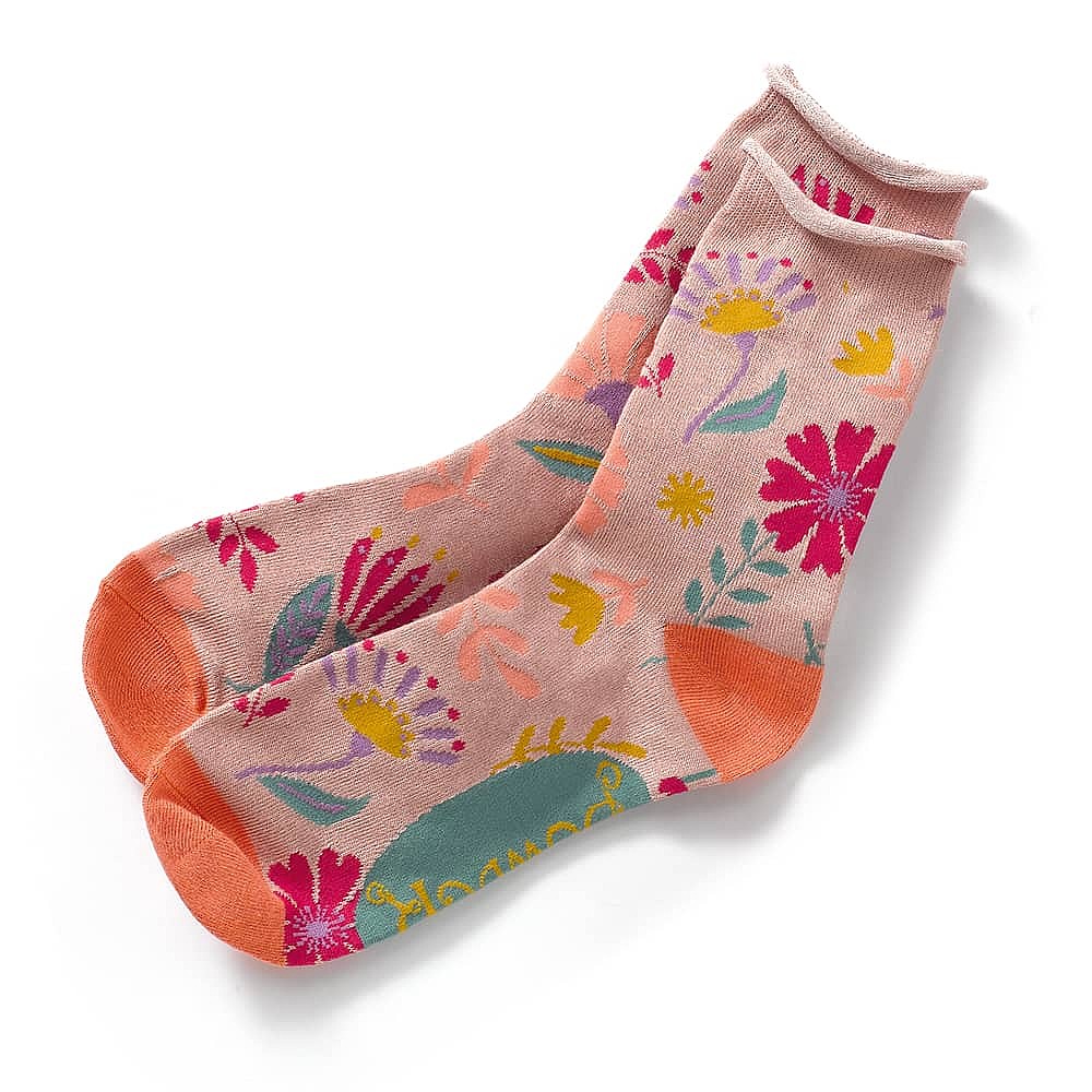 Plush Petals Socks