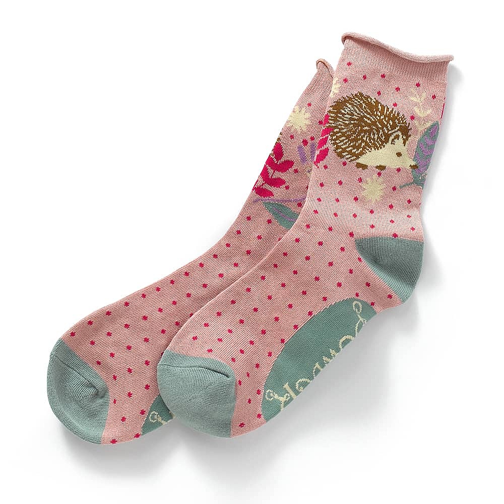 Hedgehog Haven Socks