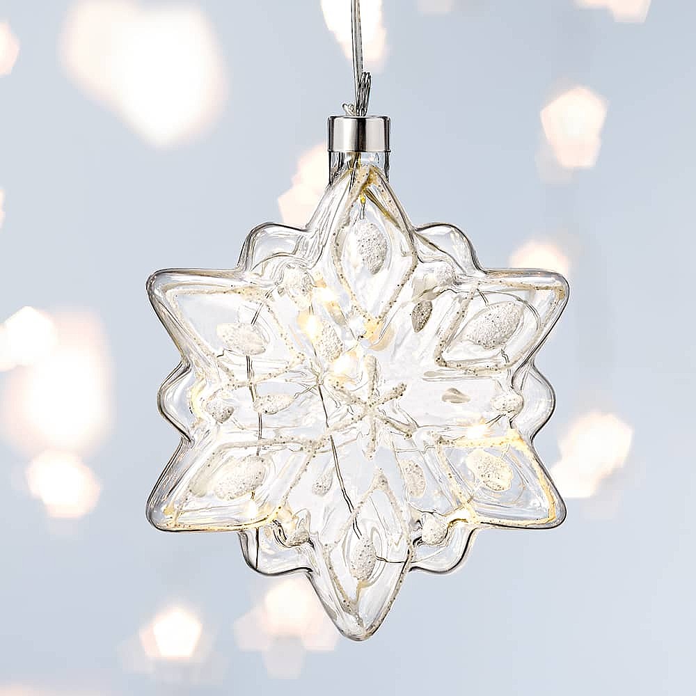 Silent Night Snowflake Hanging Decoration