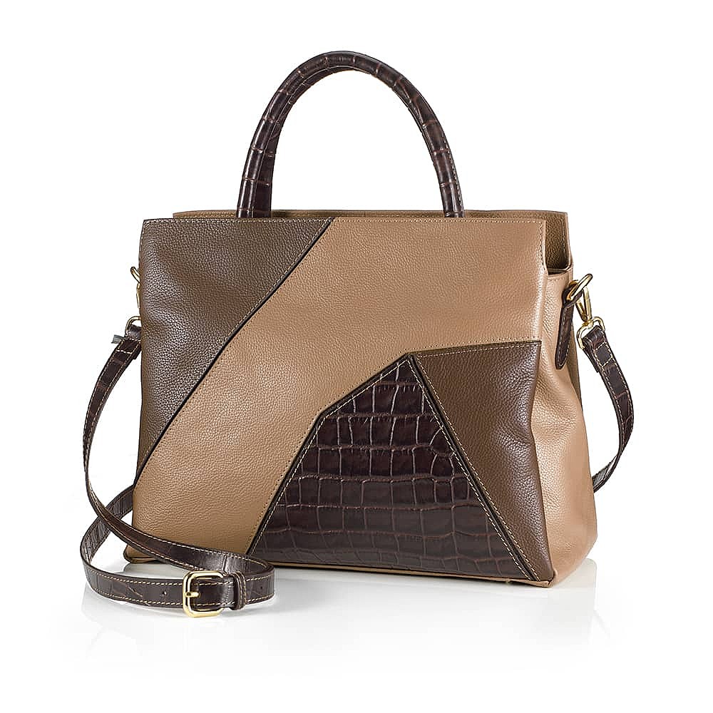 Cultivated In Coffee Leather Bag