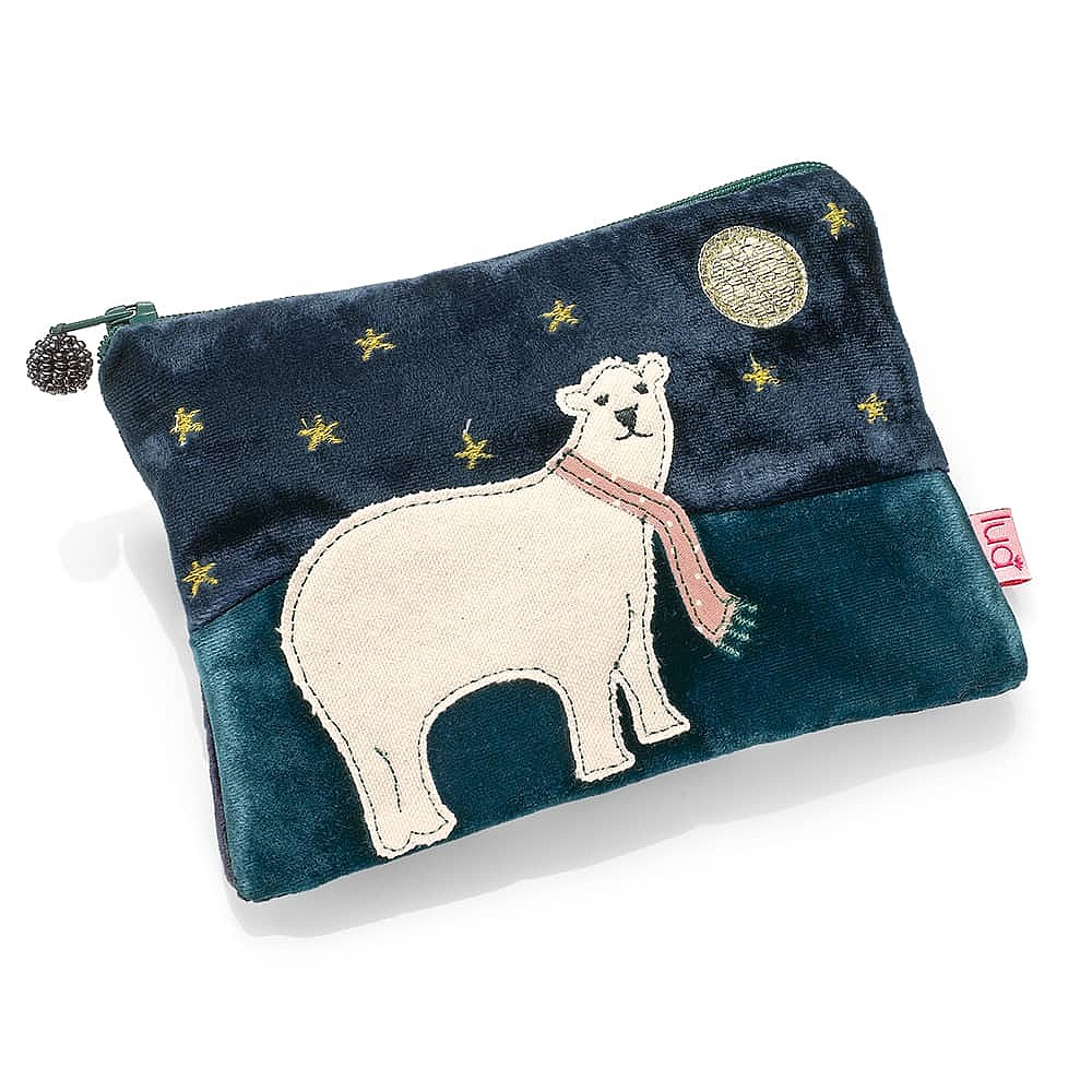 Arctic Adventure Velvet Pouch