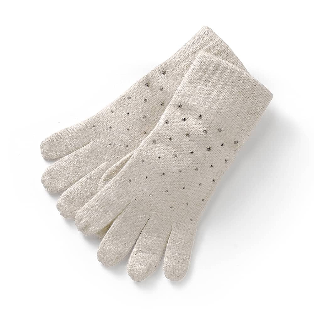 Winter Wishes Cream Gloves