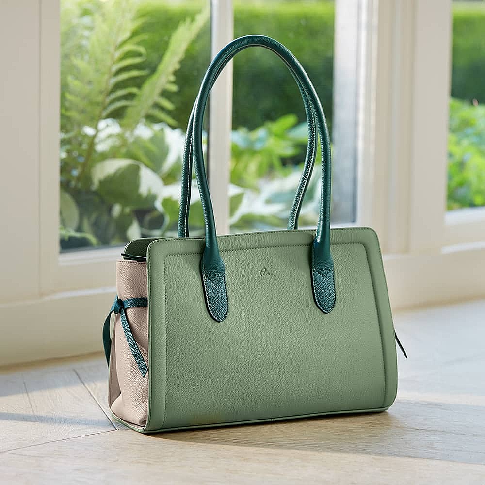 Aura of Elegance Leather Bag