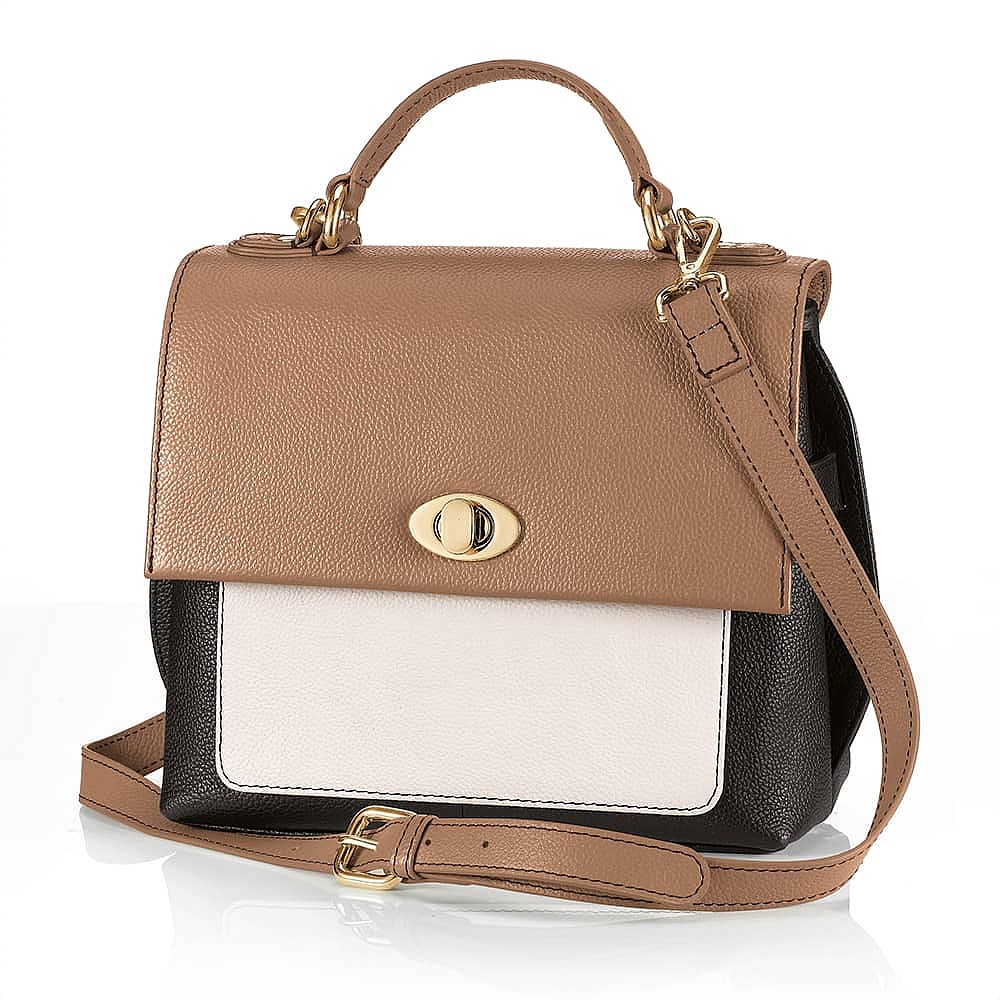 Uptown Chic Leather Bag