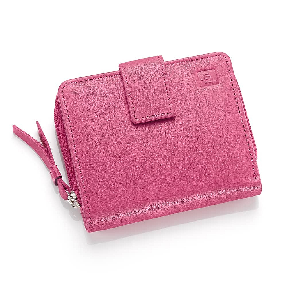 Particularly Pink Leather Purse