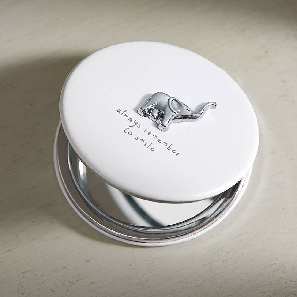 Endearing Elephant Compact Mirror