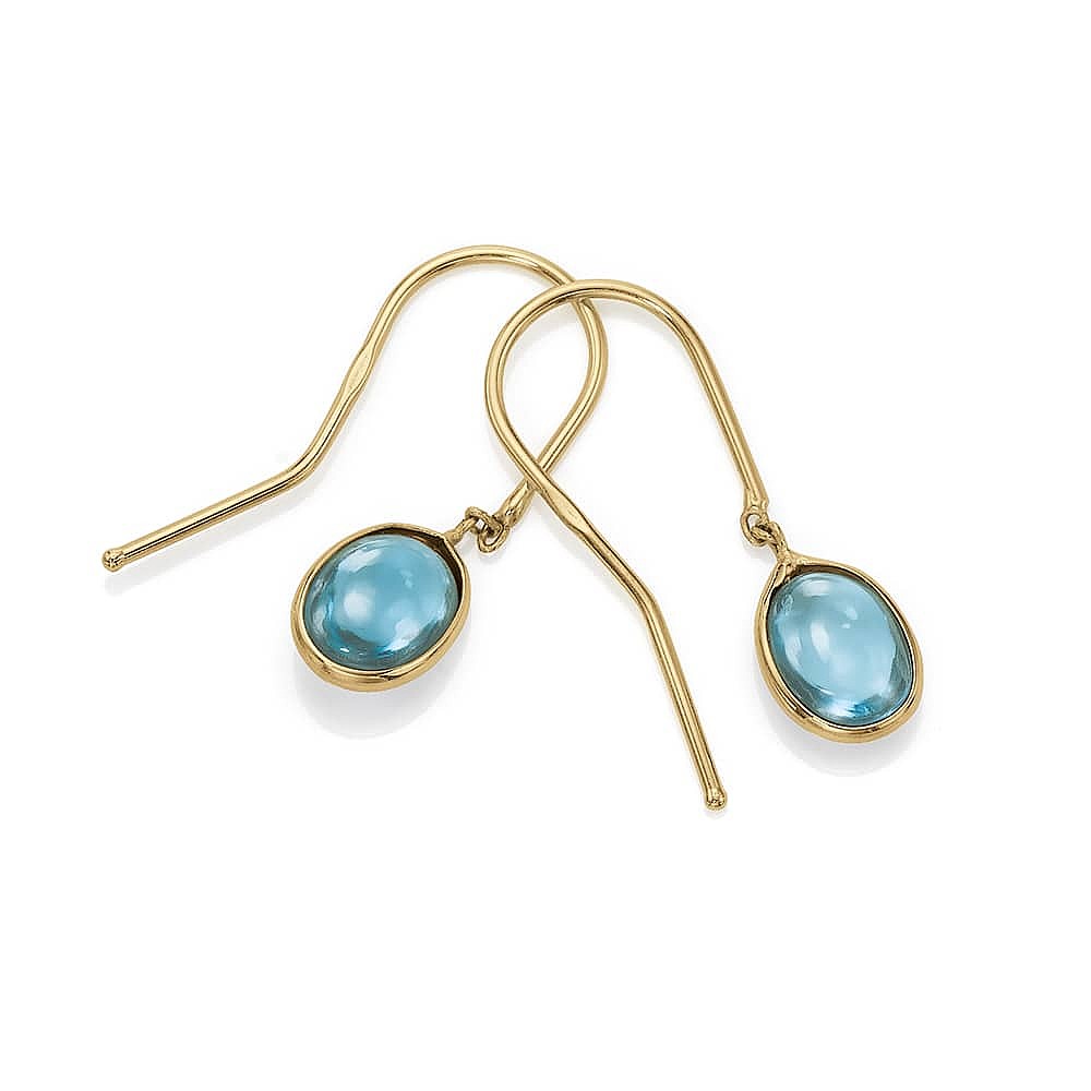 Shades of Clarity Blue Topaz Earrings