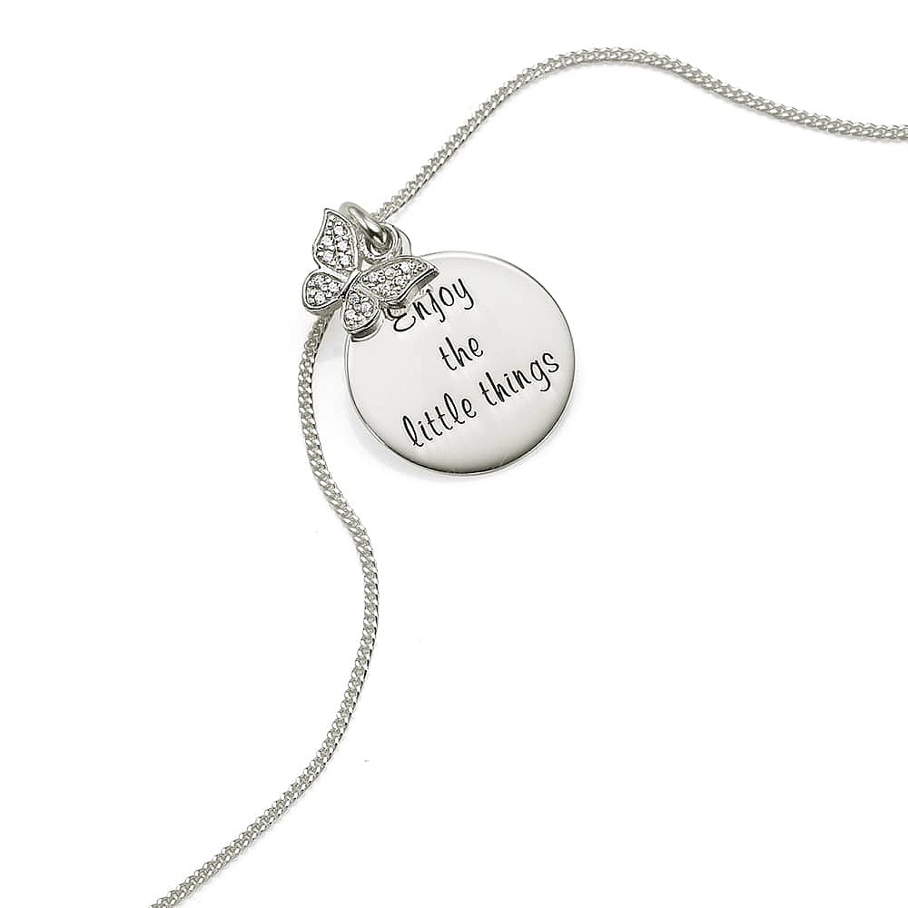 Simple Pleasures Silver Pendant