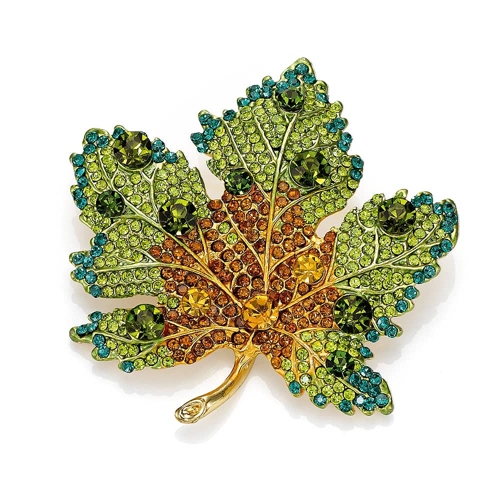 Turn a New Leaf Brooch