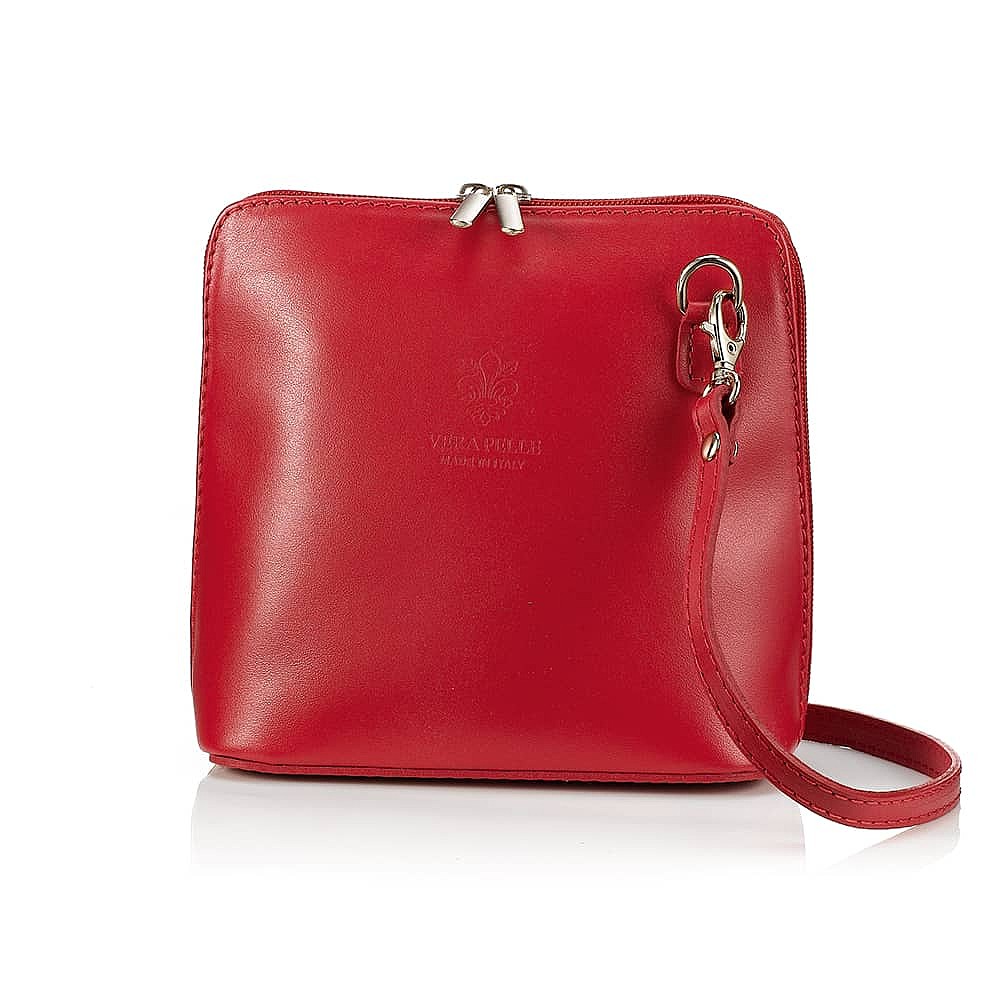 Paint The Town Red Leather Cross-Body Bag