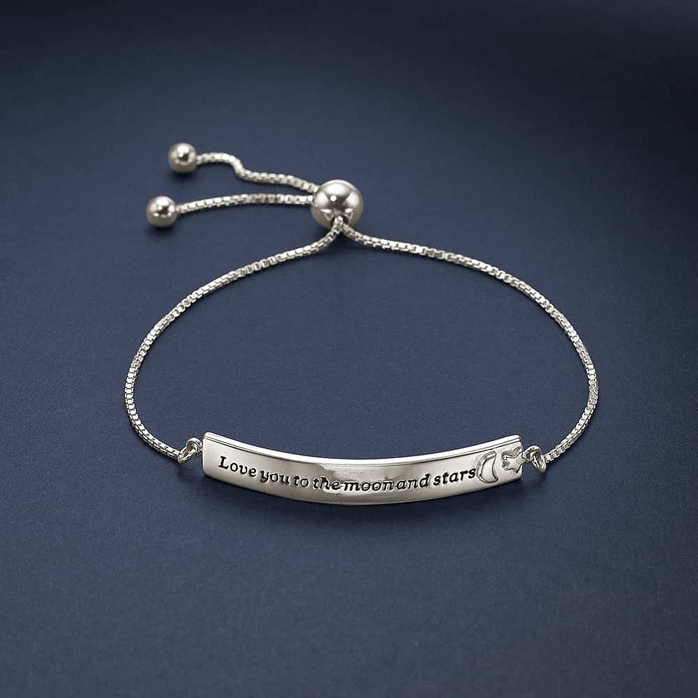 Written In The Stars Silver Bracelet