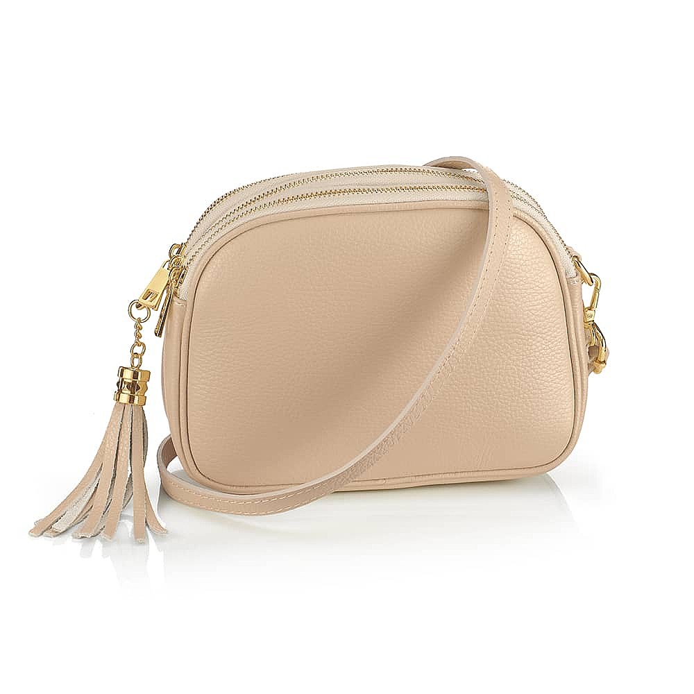 Cream In Your Coffee Leather Cross-Body Bag