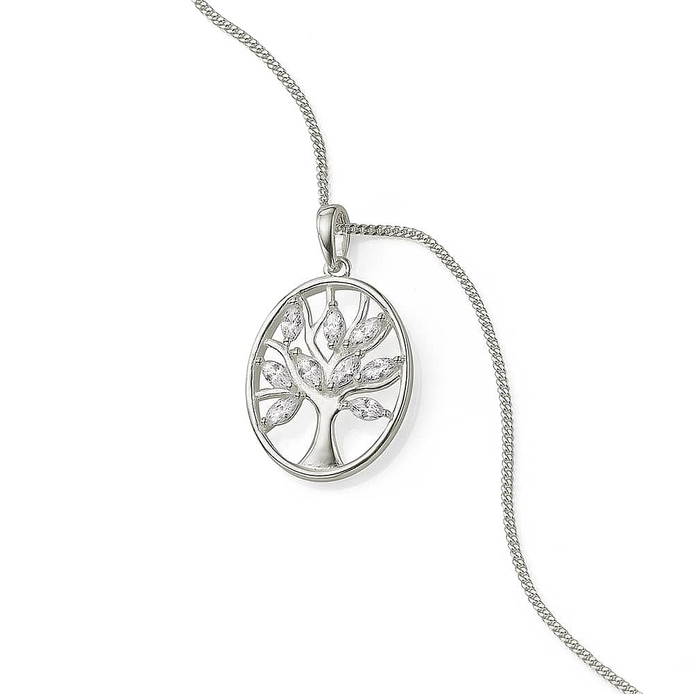 Grow In Grace Silver Pendant