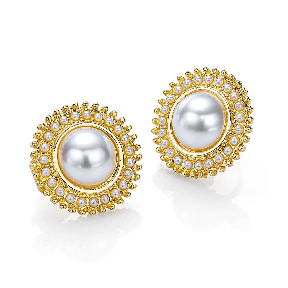 Encircled In Elegance Clip-On Earrings