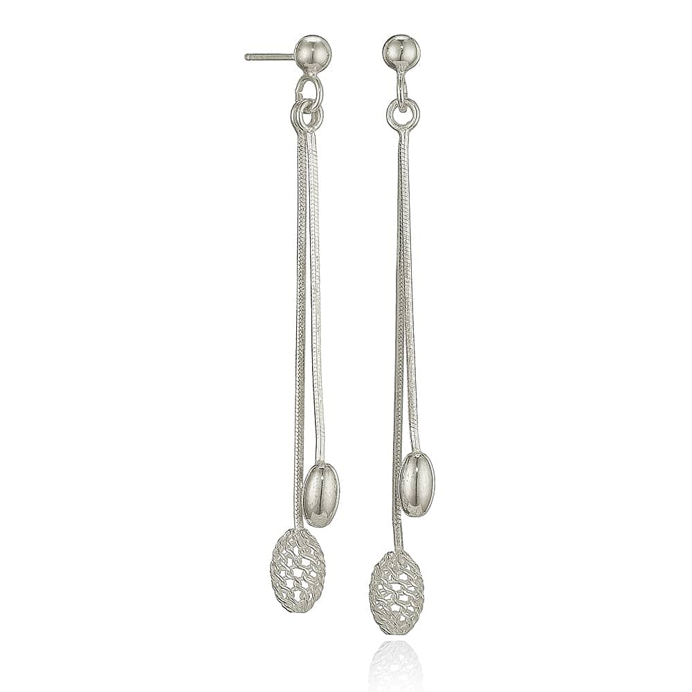 Silver Union Earrings