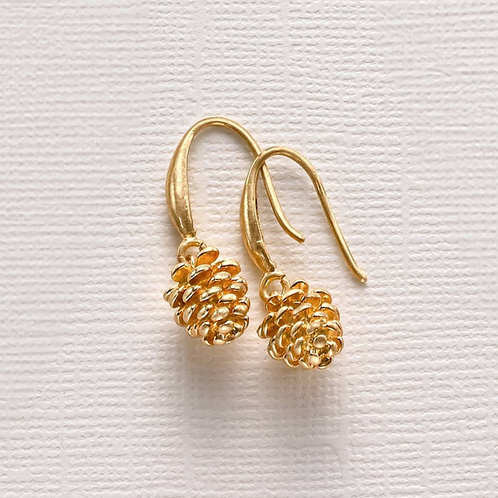 Petite Pinecone Earrings