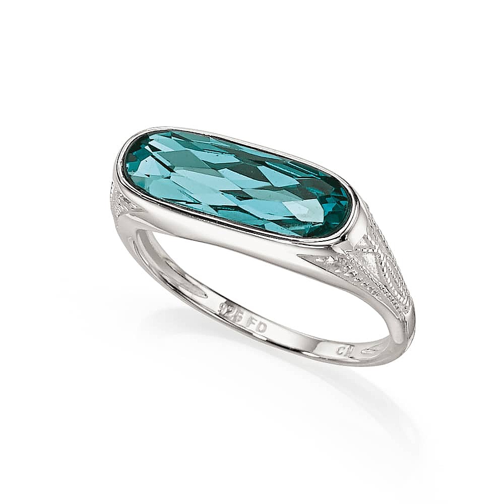 Deep Waters Crystal Ring