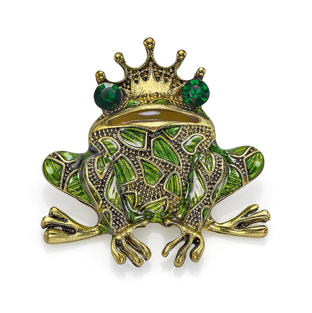 Frog Prince Brooch