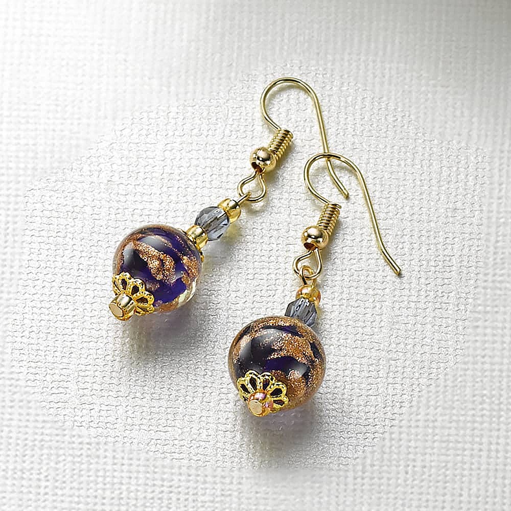 Finished In Finesse Murano Glass Earrings