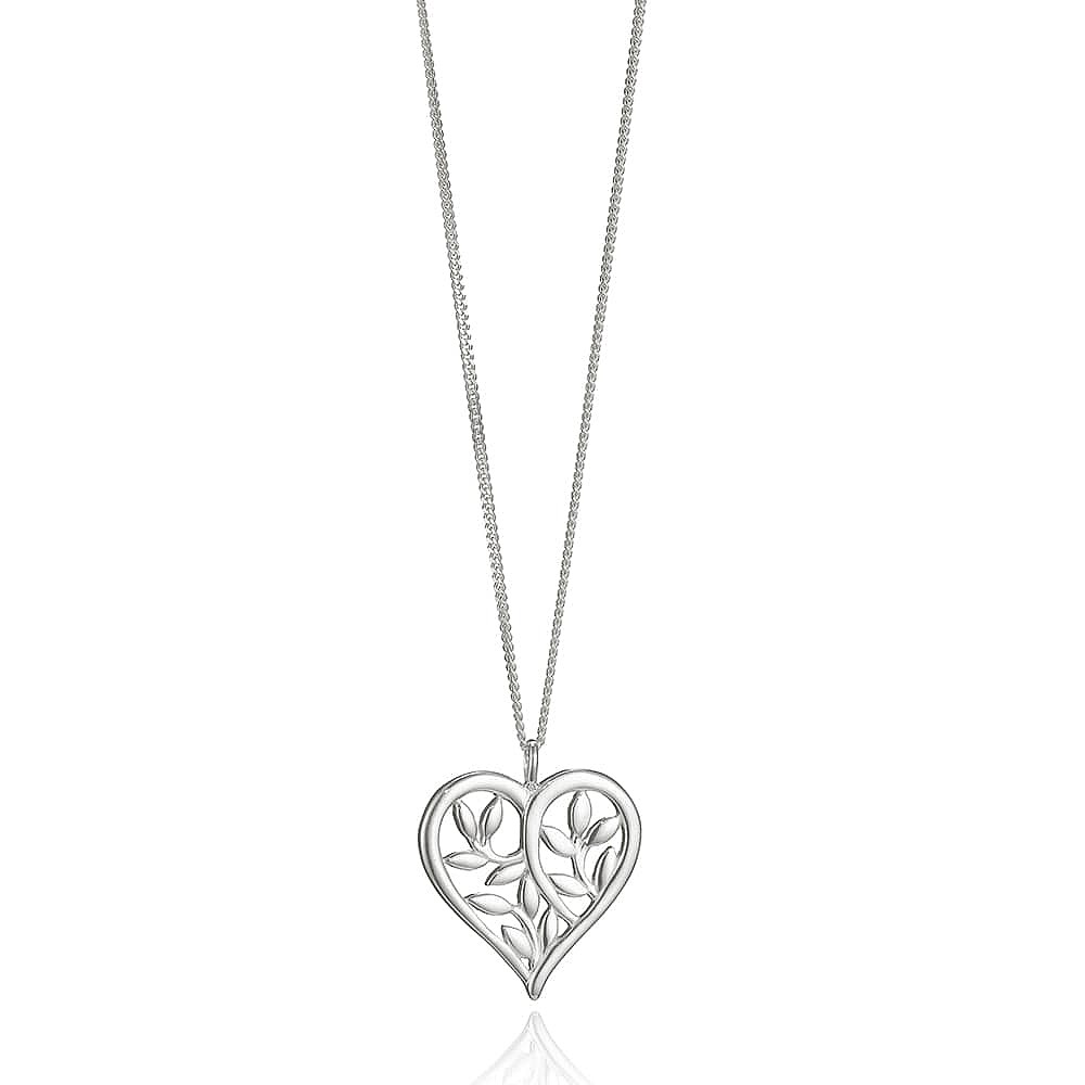 From The Heart Silver Pendant