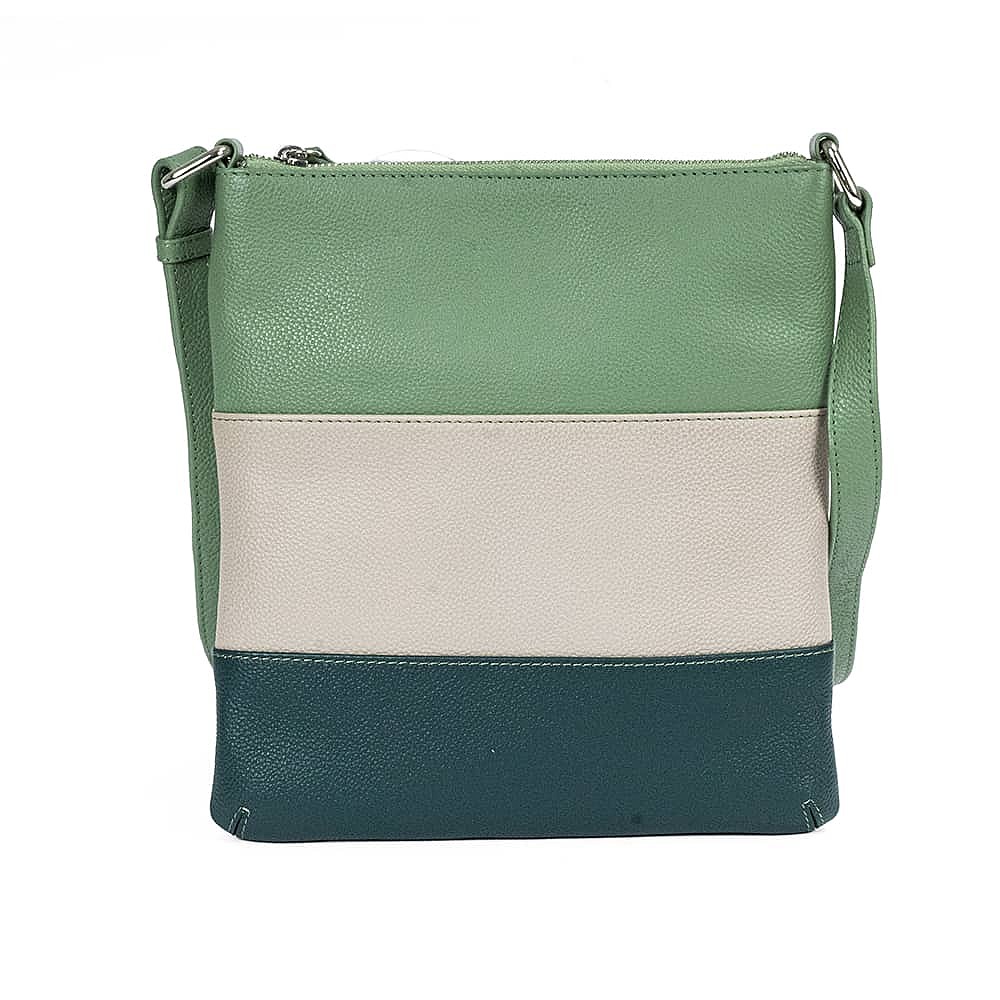 Ever Green Leather Cross-Body Bag