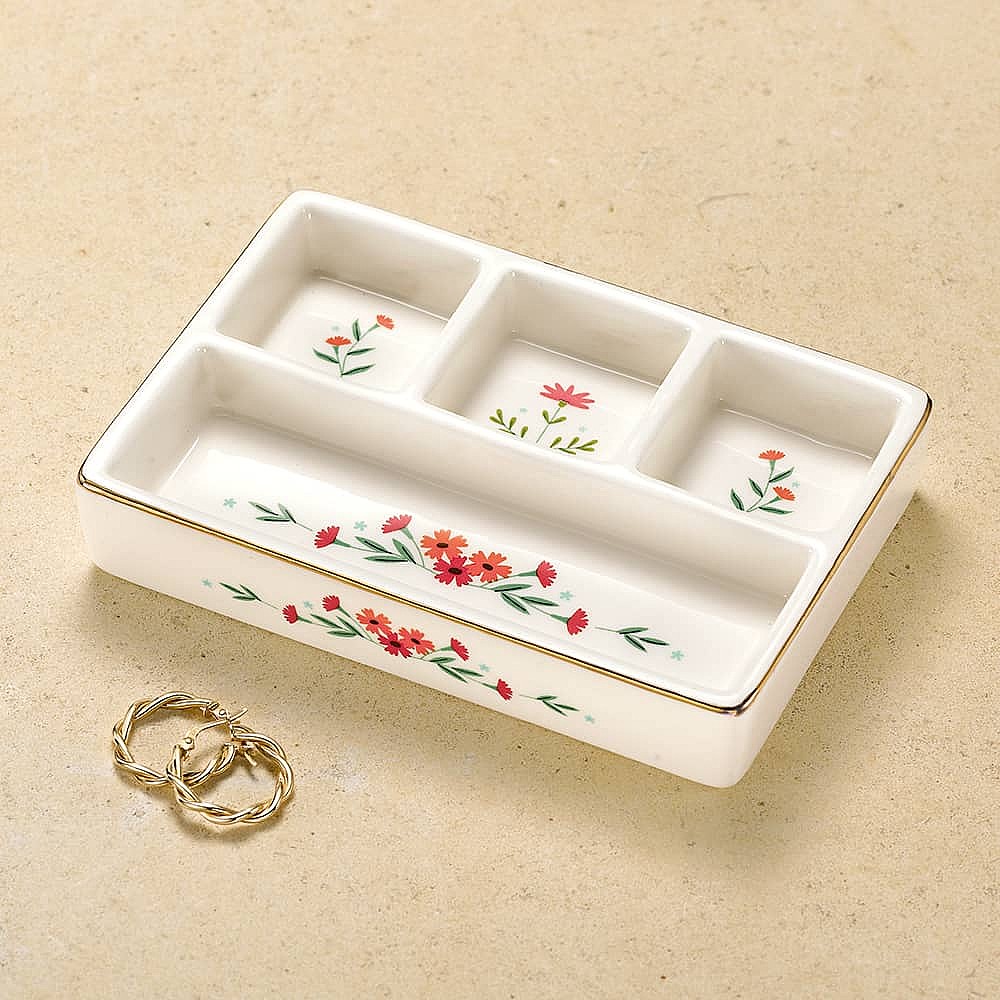 Field of Florals Trinket Dish