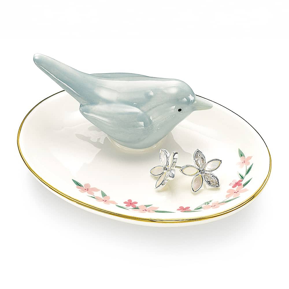 Bonny Bluebird Trinket Dish