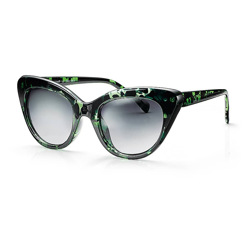 Glance in Green Sunglasses