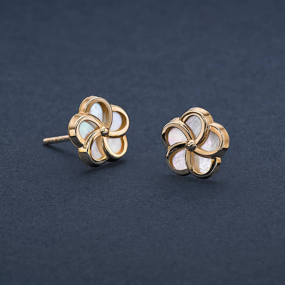 Darling Buds Gold Stud Earrings