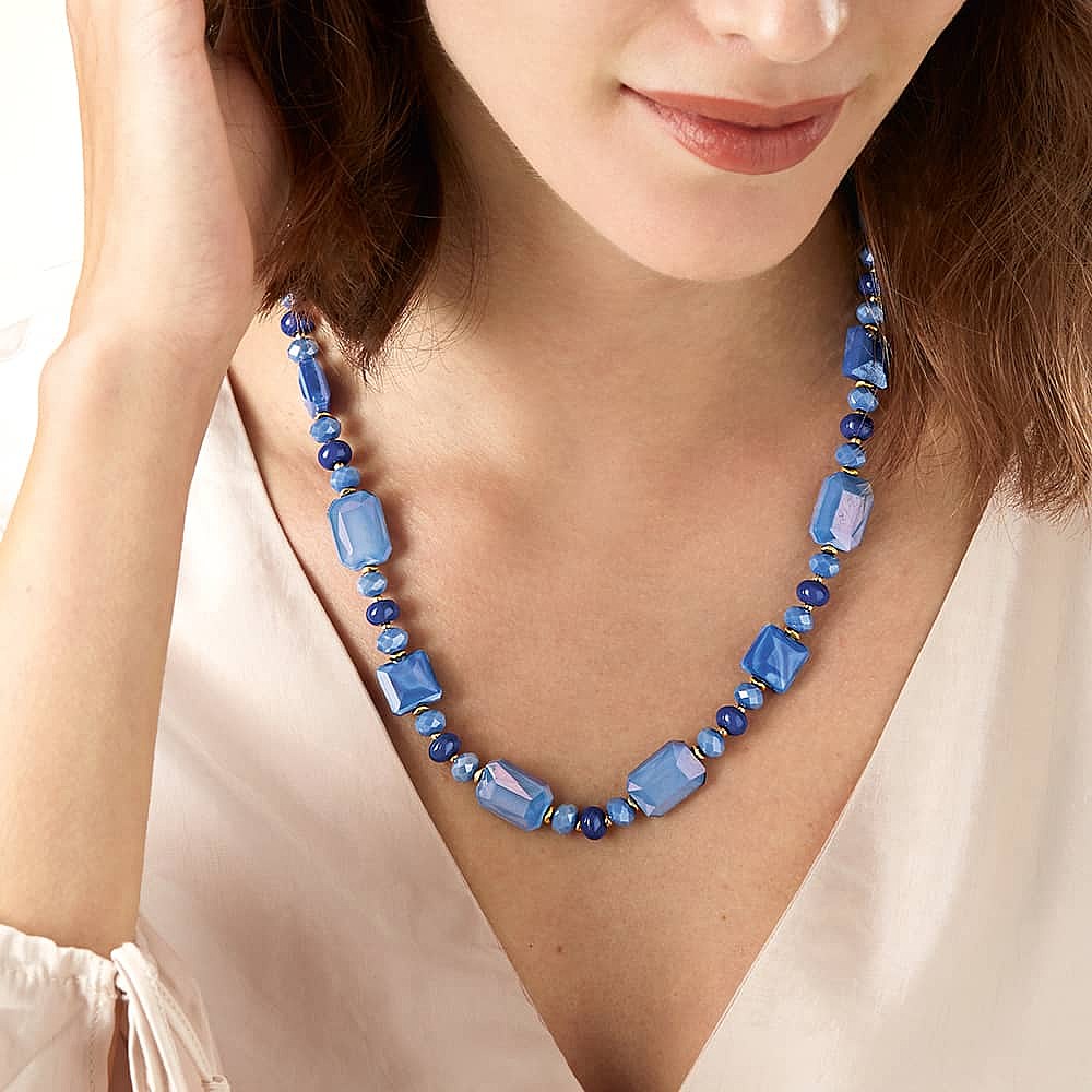 Brilliantly Blue Necklace