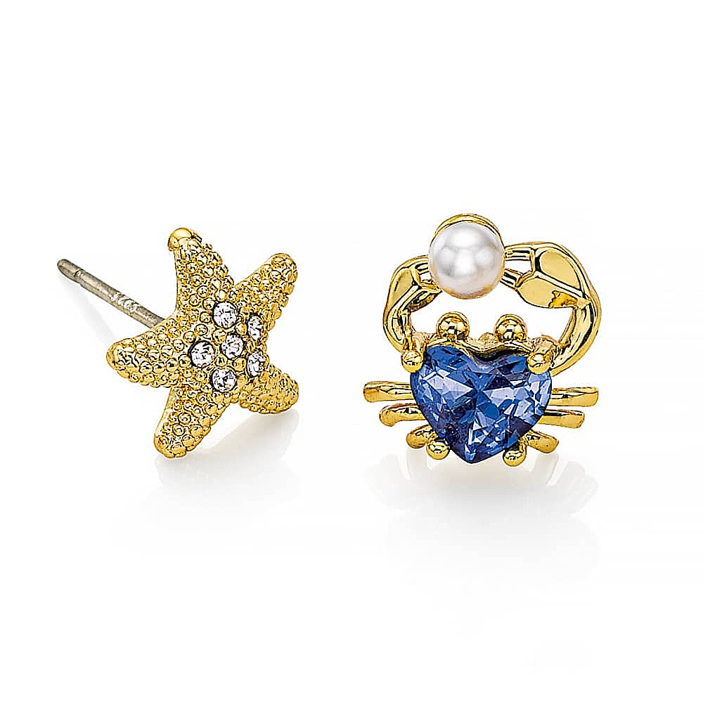 Ocean's Charm Stud Earrings