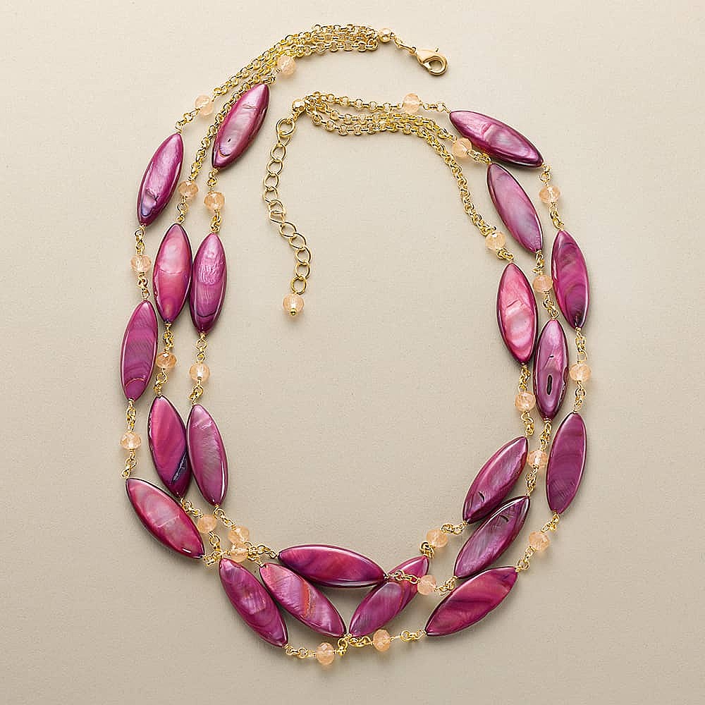 Call it Elegance Fuchsia Necklace