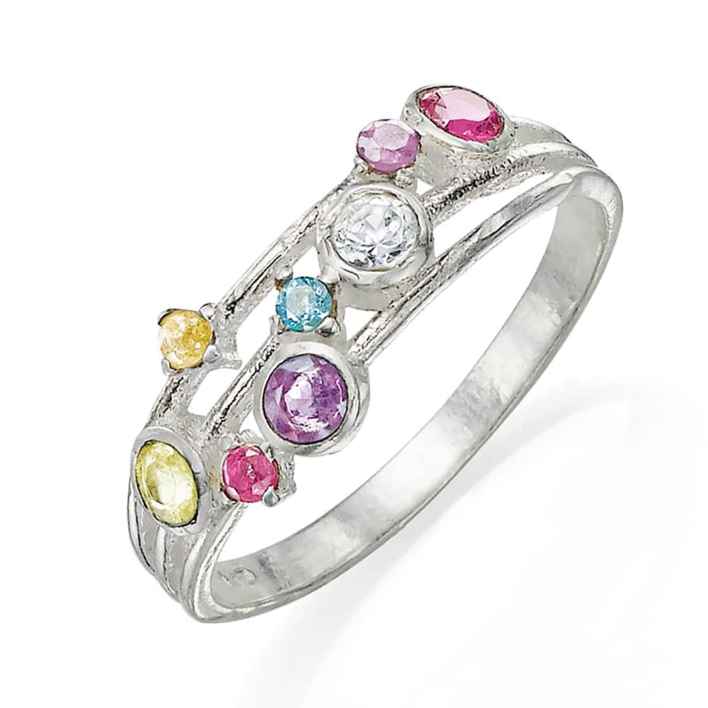 Echoed Optimism Gemstone Ring