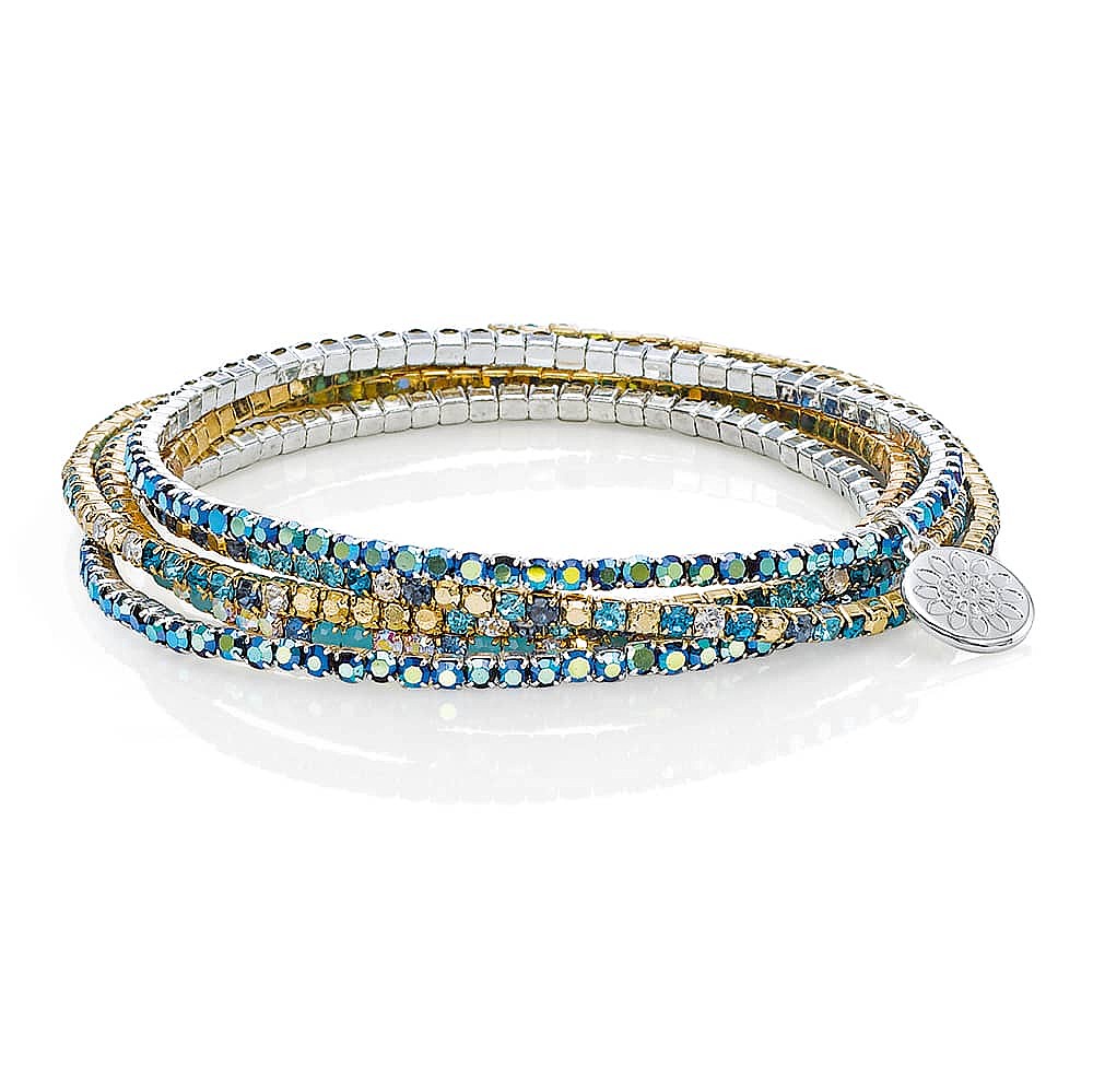 Simply Sparkling Blue Bracelet Set